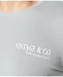 T-shirt met print op voor- en achterkant