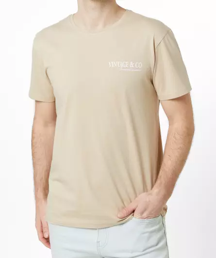 T-Shirt mit Front- und Backprint