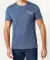 T-Shirt mit Front- und Backprint jeansblau