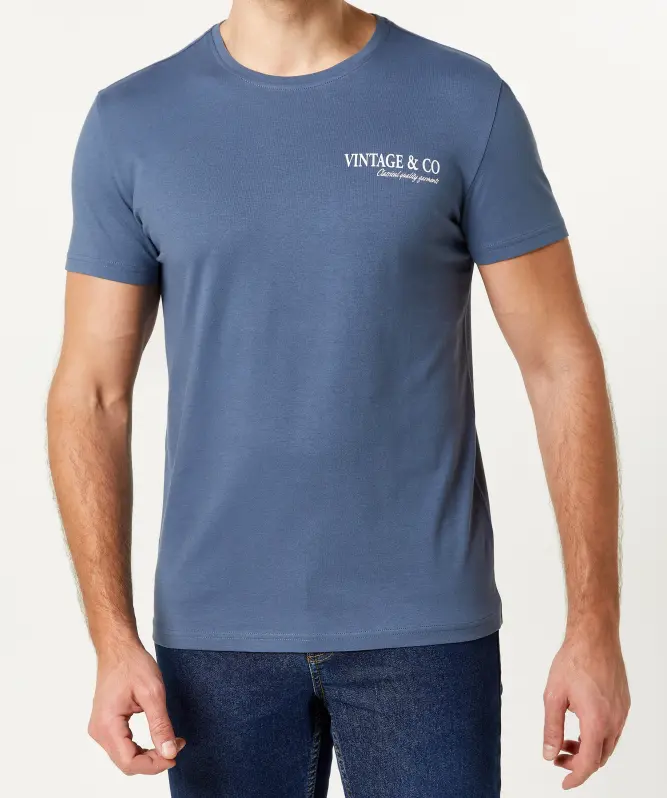 T-Shirt mit Front- und Backprint