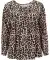 Bluse Leo schwarz/beige