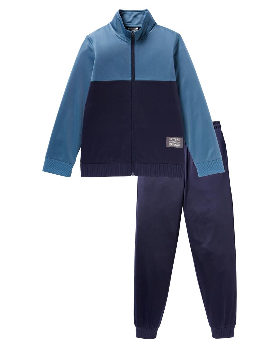 Sportjacke + Sporthose dunkelblau