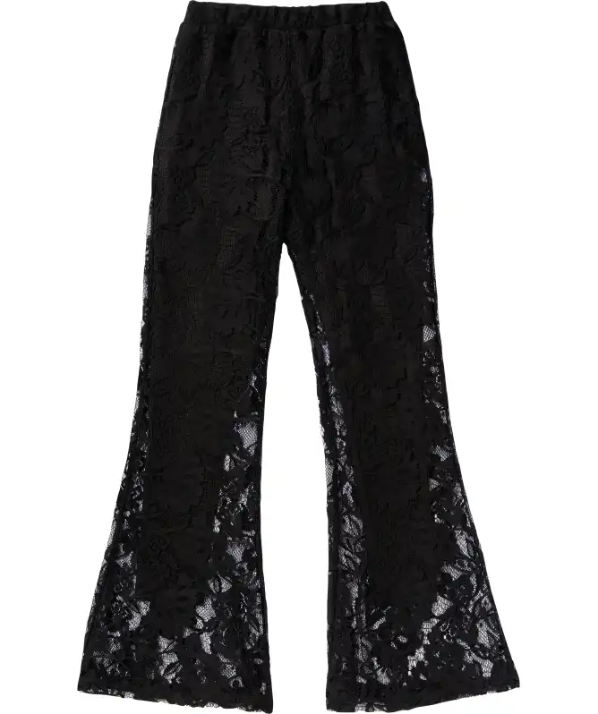 Bootcut-Leggings aus Spitze