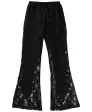 Bootcut-Leggings aus Spitze