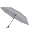 Półautomatyczny parasol kieszonkowy czarny/biały