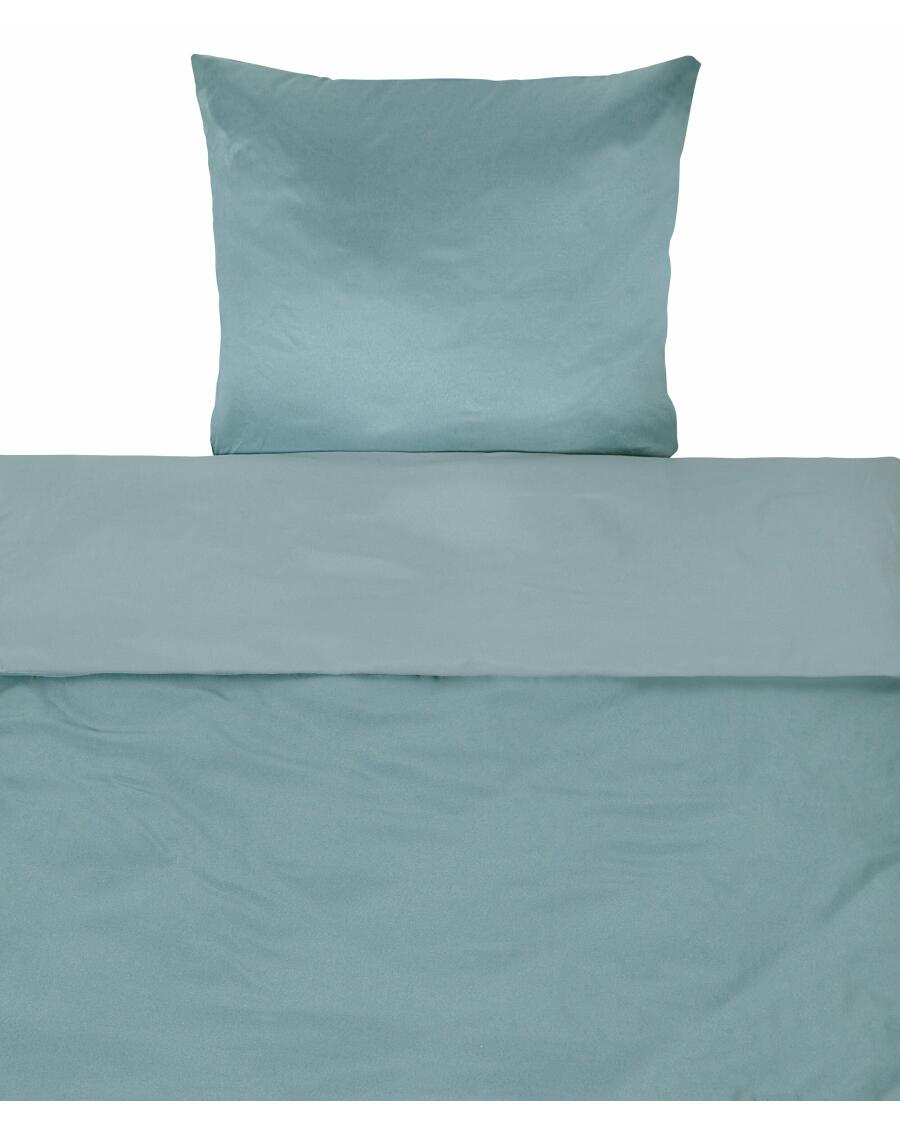 Mikrofaser-Bettwäsche blau