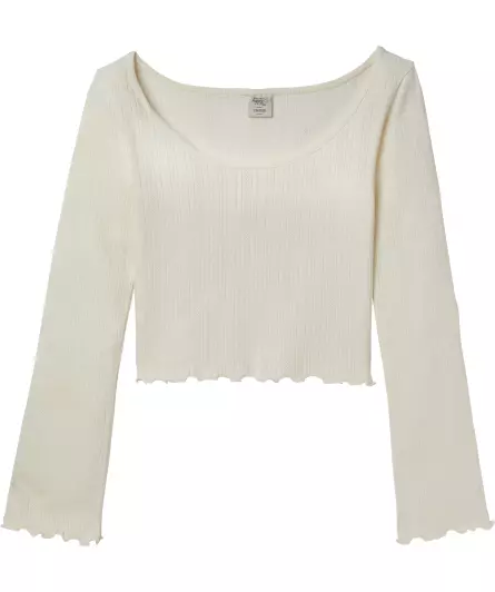 Langarmshirt cropped