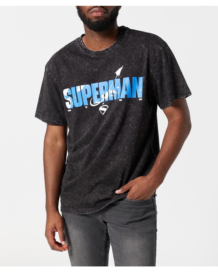 Superman T-Shirt anthrazit