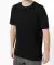 Geripptes T-Shirt schwarz