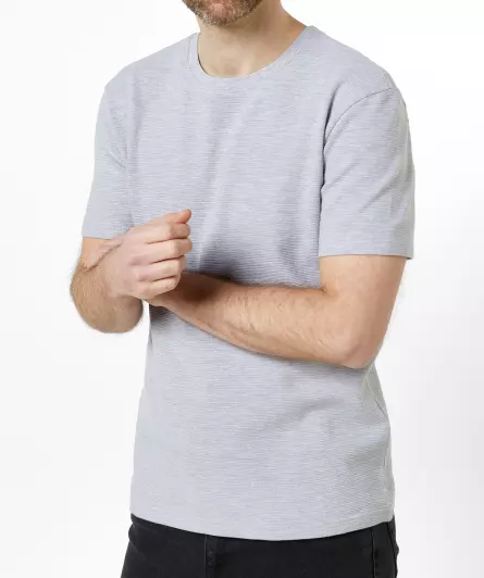 Geripptes T-Shirt