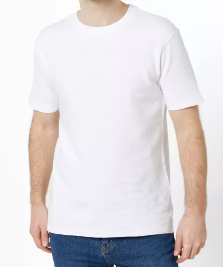 T-Shirt prążkowany