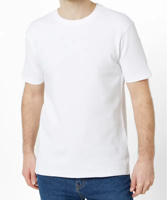 Geripptes T-Shirt