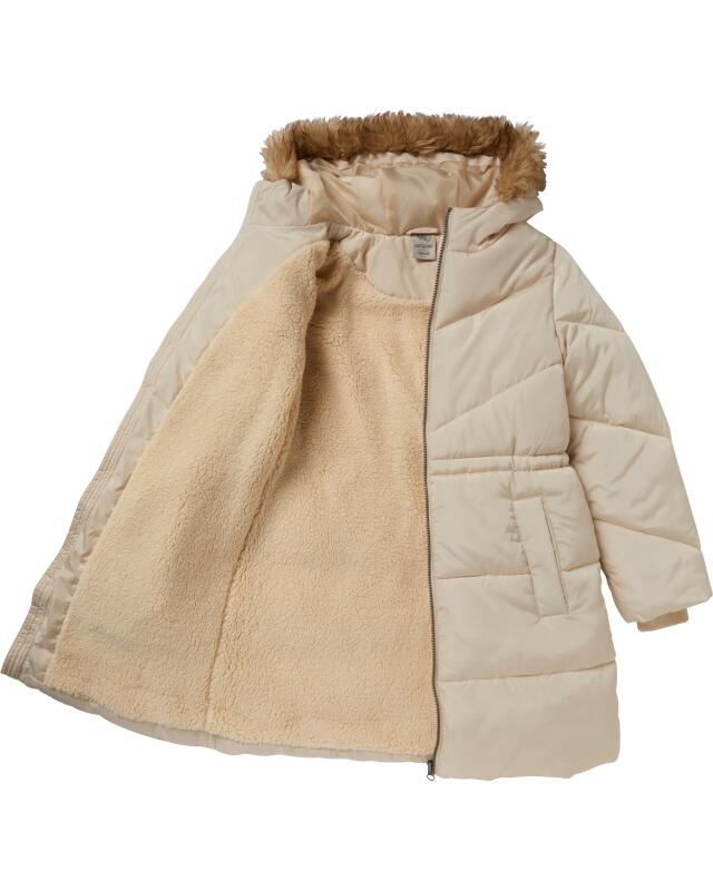Lined quilted jacket for girls, off-white (KiK Steppjacke mit Innenfutter (offwhite)) — KiK, authentic German product in Morocco