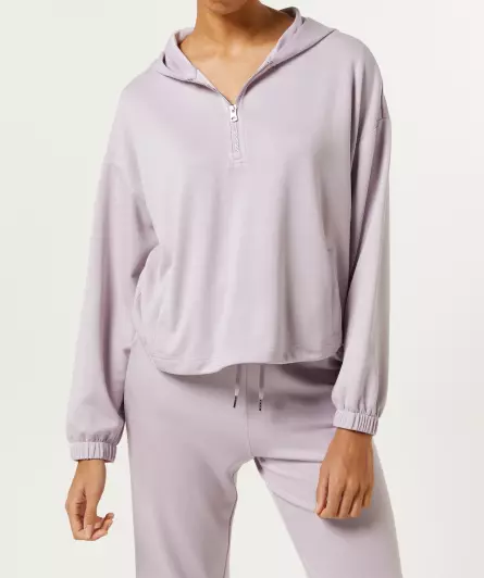 Sweter sportowy z regulowanym dołem