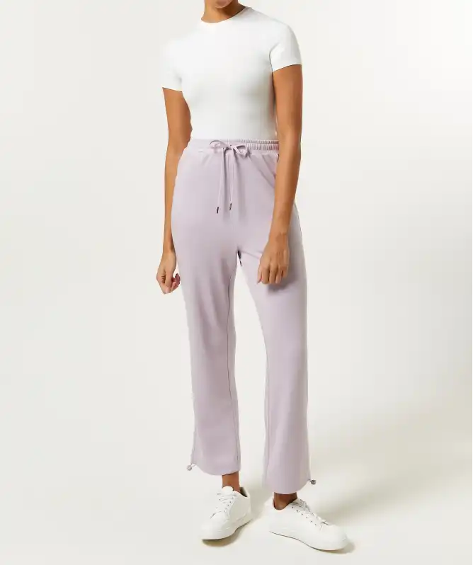 Sporthose mit Tunnelzug am Saum