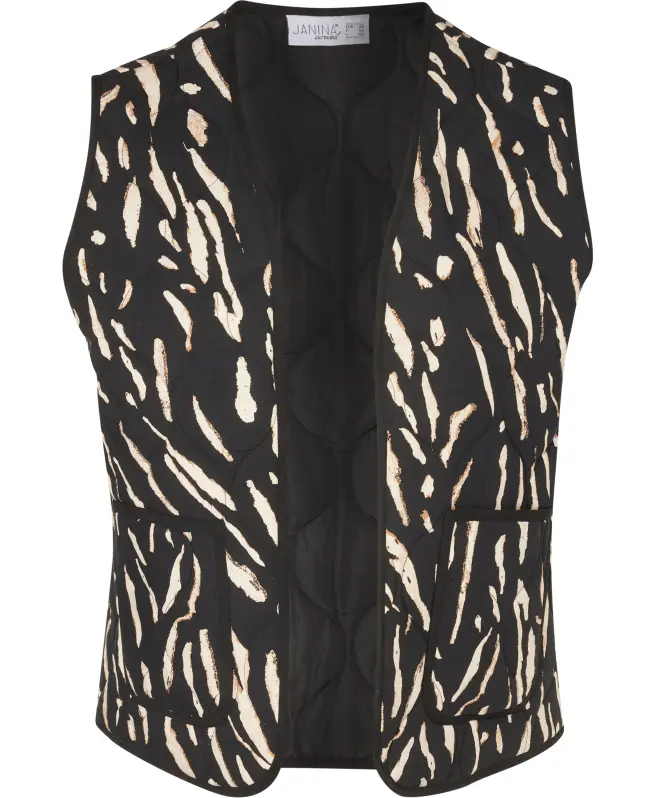 Kort gewatteerd vest