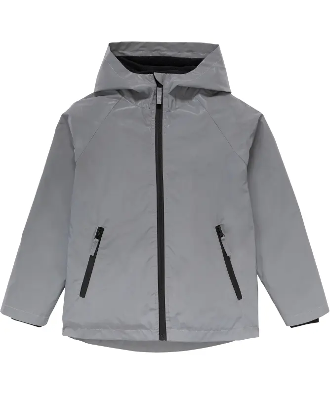 Silbergraue Jacke