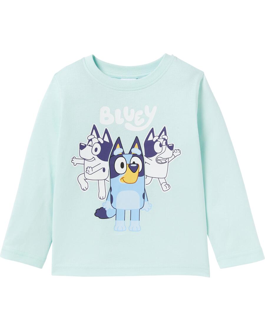 Bluey Langarmshirt helltürkis