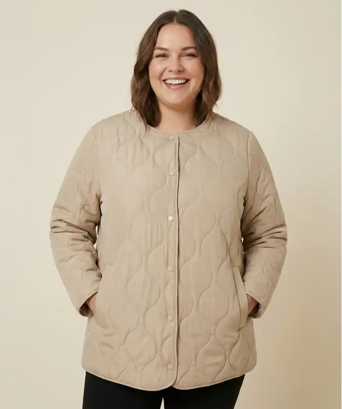 Steppjacke mit Seitentaschen