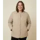 Prošívaná bunda s bočními kapsami
