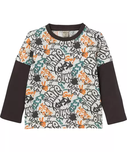 Langarmshirt in 2-in-1-Optik