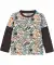 Langarmshirt in 2-in-1-Optik offwhite