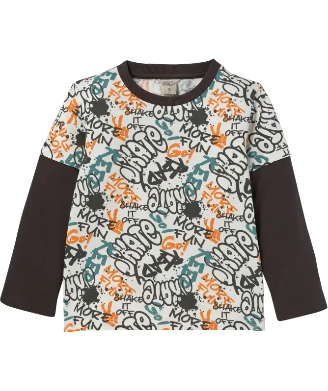 Langarmshirt in 2-in-1-Optik