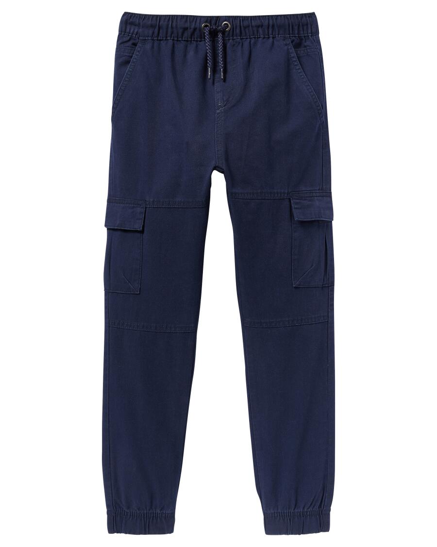 Cargohose aus Baumwolle dunkelblau