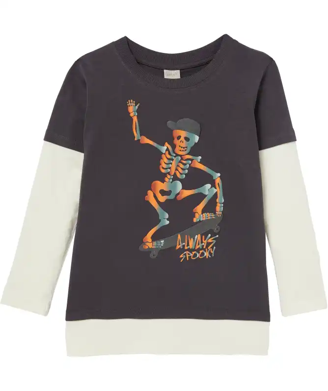 Langarmshirt in 2-in-1-Optik