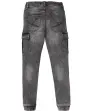 Cargo-Jeans mit Waschungseffekten