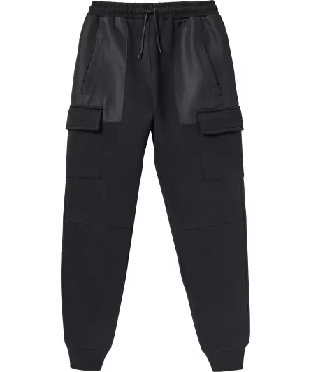 Jogginghose mit Nylon-Einsätzen