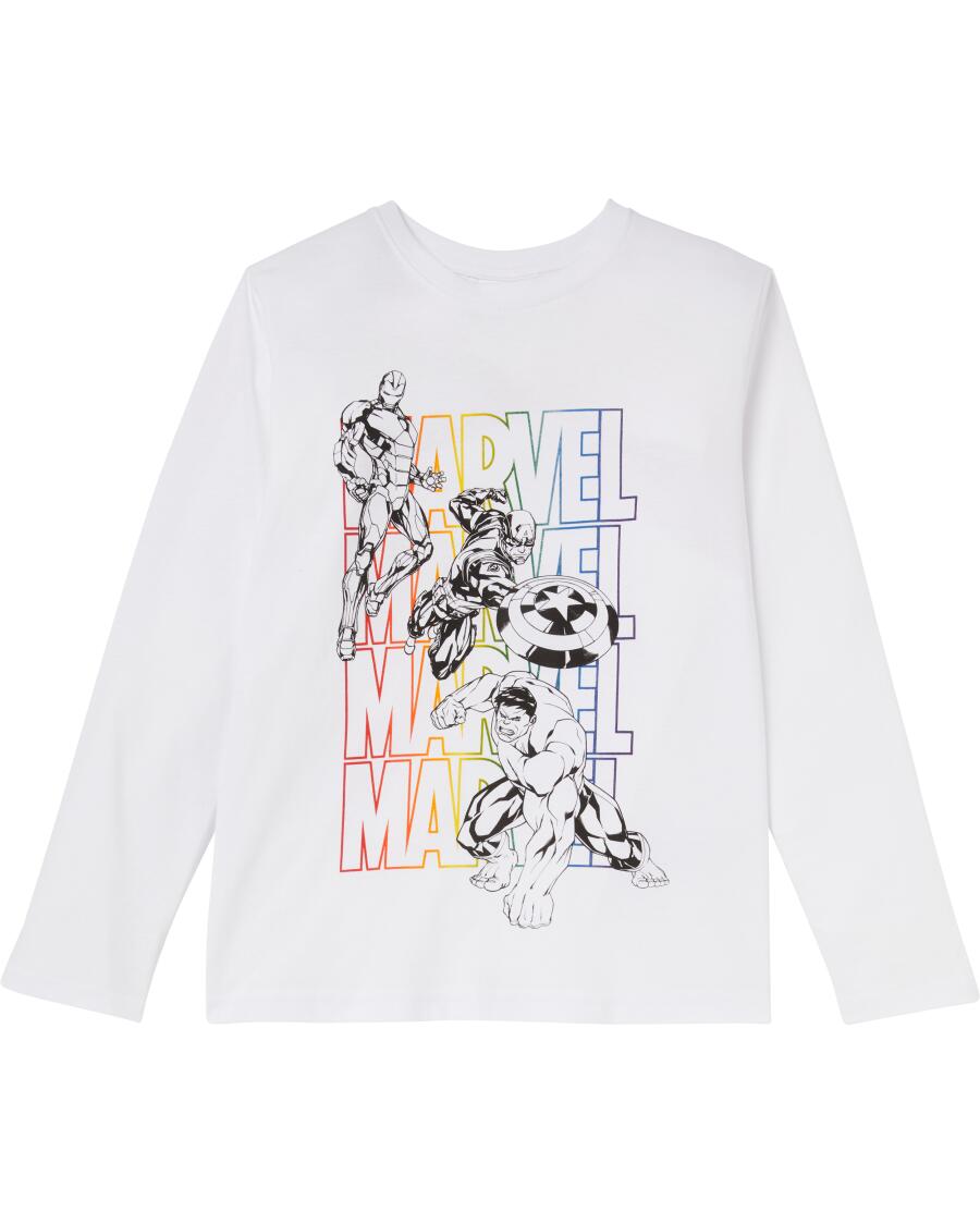 Langarmshirt weiß