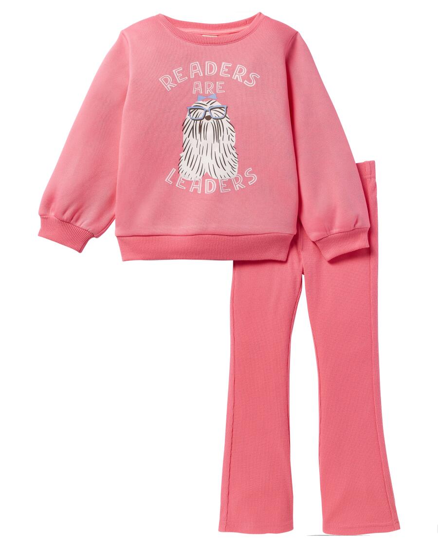 Sweatshirt + Leggings pink