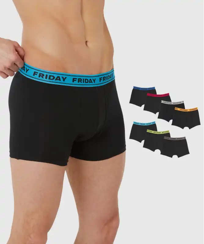 Retro boxerky s dny v týdnu