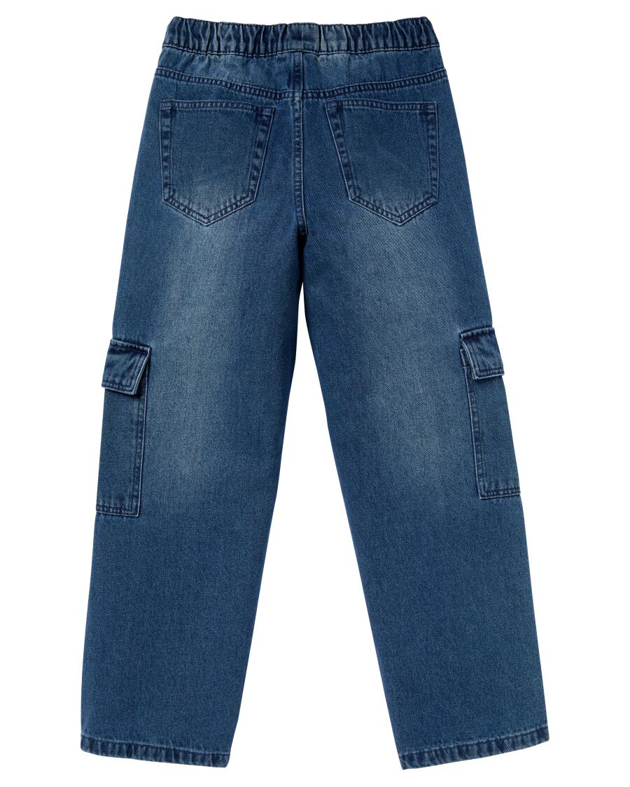 Jeansy z kieszeniami cargo Made to be cool, elastyczny pas