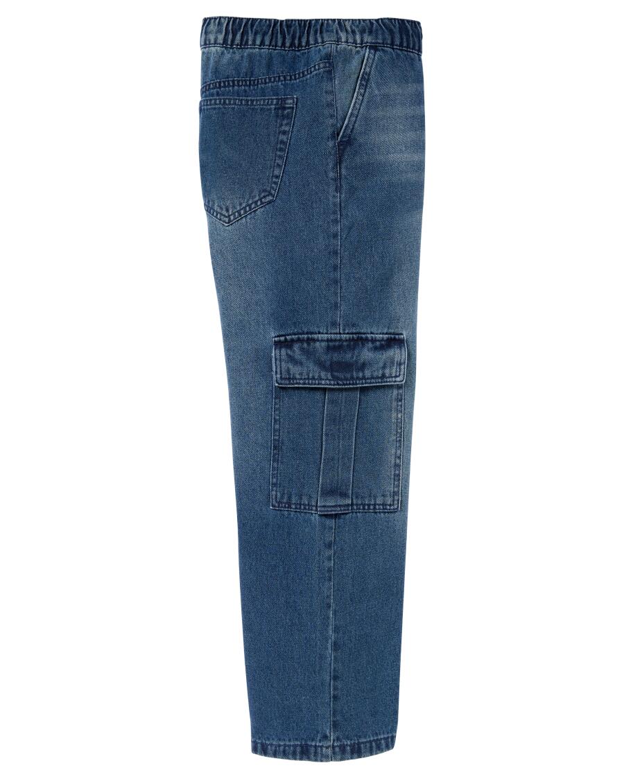 Jeansy z kieszeniami cargo Made to be cool, elastyczny pas