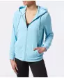 Hellblaues Sport-Sweatshirt