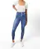 Legginsy jeansowe niebieski jeans