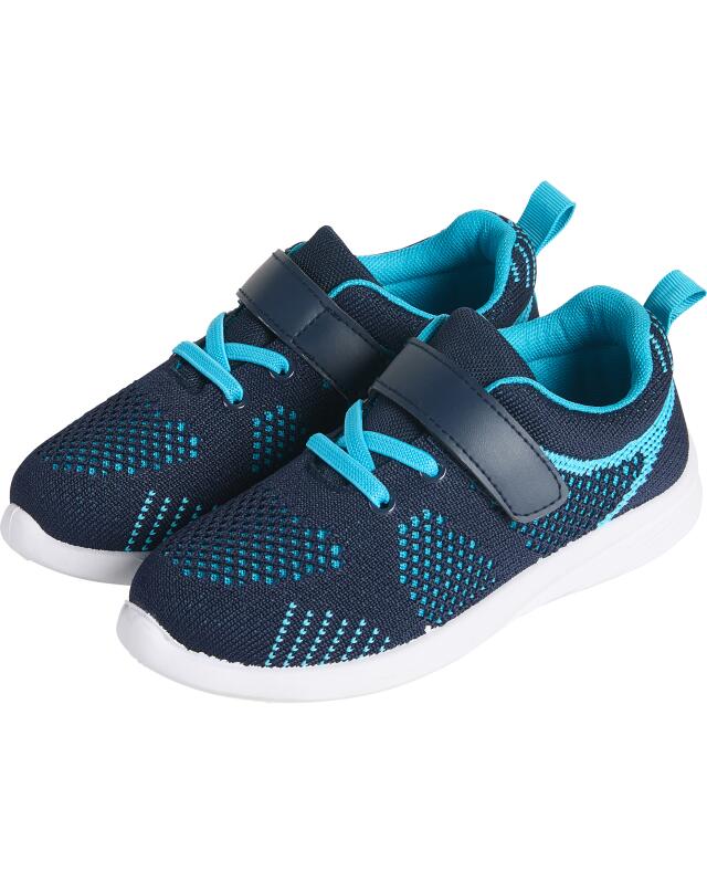 Baskets en mesh garçon, bleu marine/turquoise (KiK Mesh-Sneaker (dunkelblau/türkis)) — KiK, produit allemand authentique au Maroc