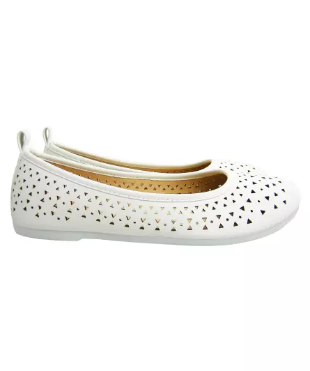 Witte ballerina's