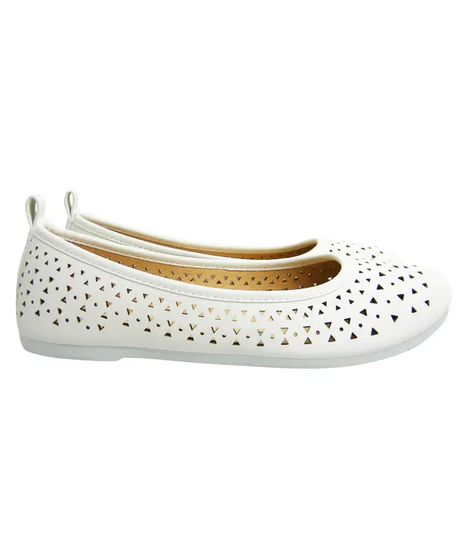 Witte ballerina's
