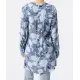 Długa bluzka z kwiatowym nadrukiem