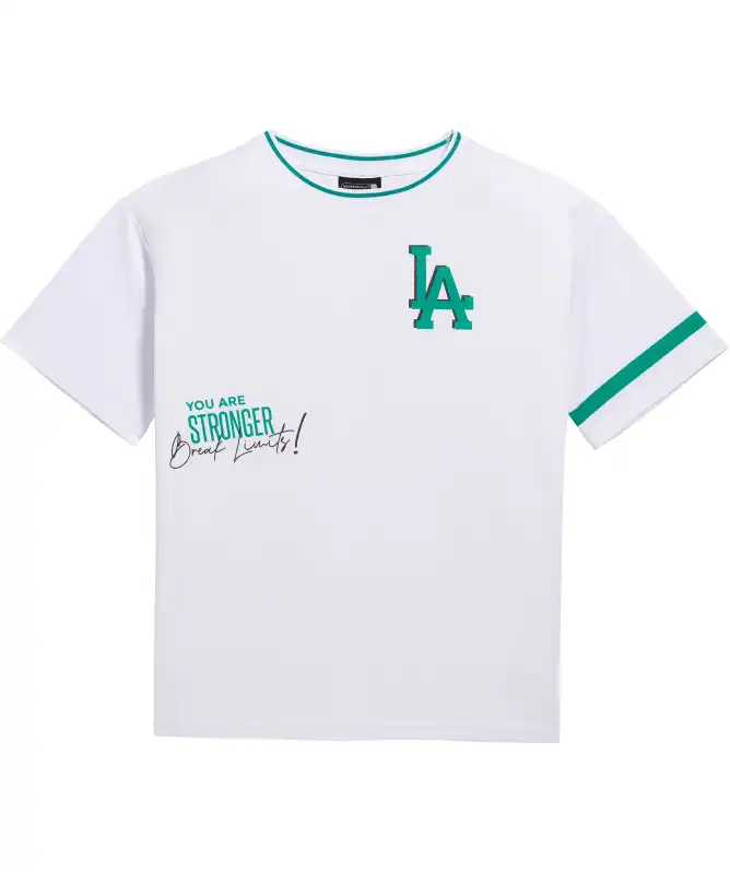 Sportshirt met print voor en achter