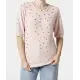 Sweter z cienkiej dzianiny w kropki