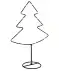 LED-Aufsteller Weihnachten schwarz matt