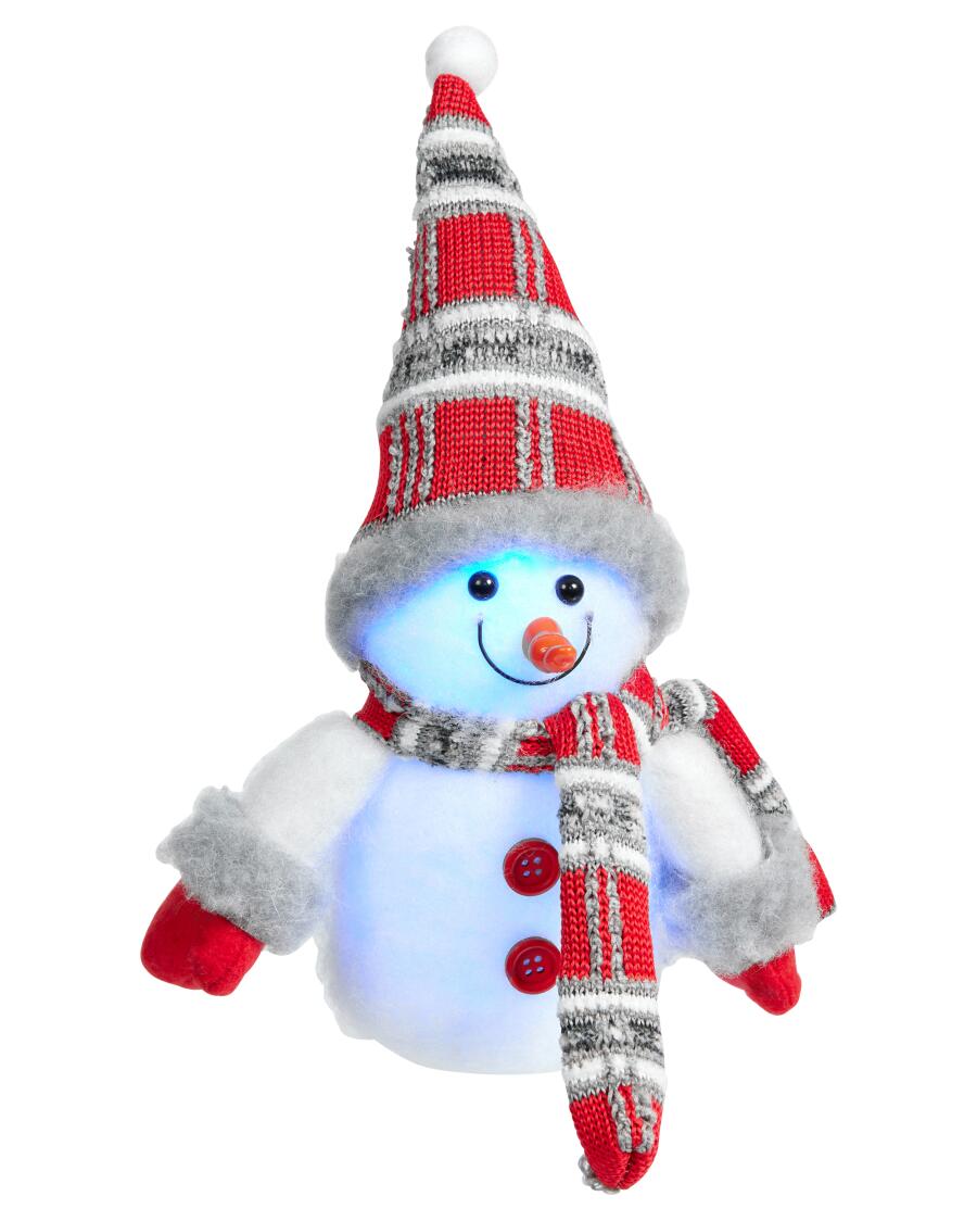 Świąteczny bałwanek LED ok. 15,5 x 9,5 x 23,5 cm