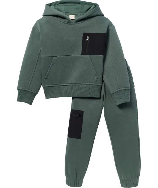 Joggingpak donkergroen