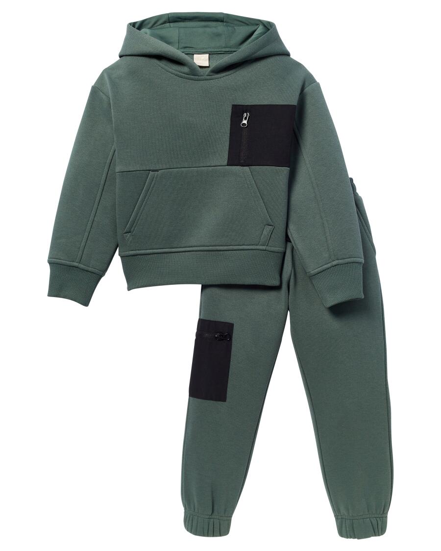Joggingpak donkergroen donkergroen