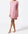 Bigshirt mit Print altrosa