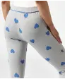 Pyjamahose mit Rippbündchen
